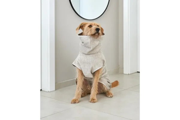 miacara-cane-bagno-hondenbadjas-greige Cane Bagno, Hondenbadjas, Greige