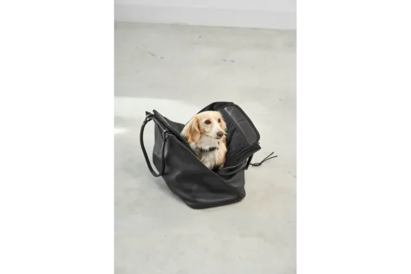 miacara-cane-borsa-hondendraagtas-zwart (3) Cane Borsa, Dog Carrier, Black