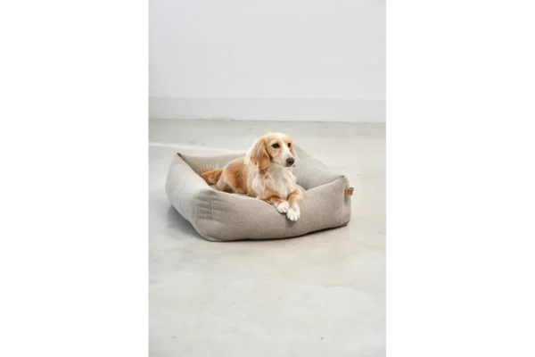 Cane Campo, Dog Bed for Small Dogs, Greige
