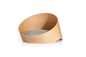 Cane Covo, Dog Basket, Oak/Sand