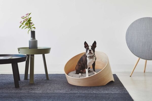 Cane Covo, Dog Basket, Oak/Sand