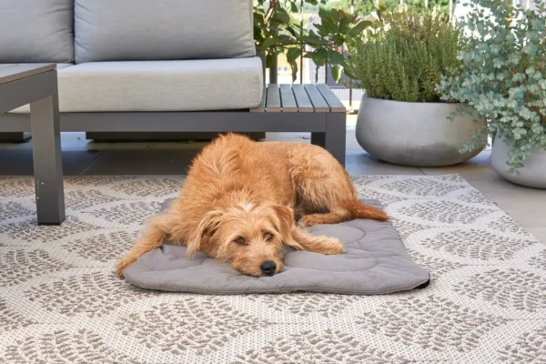 Cane Linea, Quilted Blanket, Pebble