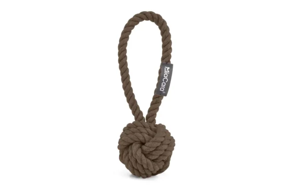 Cane Nodo, Rope Toy, Chocolate