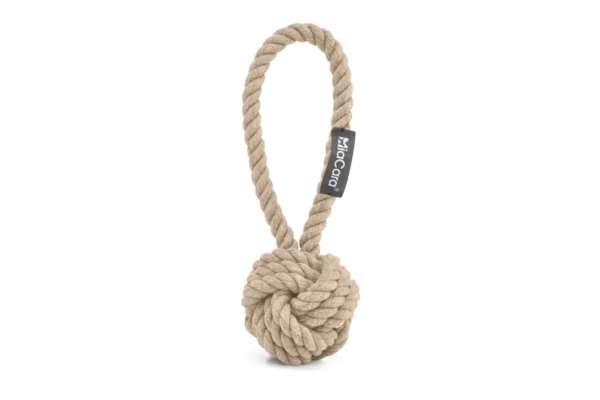 Cane Nodo, Rope Toy, Greige